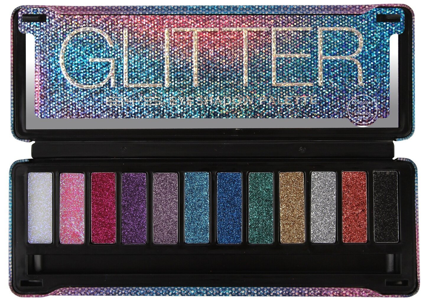 BYS Akių šešėlių paletė Glitter цена и информация | Akių šešėliai, pieštukai, blakstienų tušai, serumai | pigu.lt