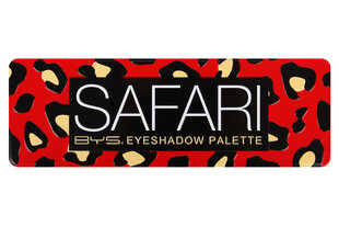 Палетка теней BYS SAFARI Matte/Metallic цена и информация | Тушь, средства для роста ресниц, тени для век, карандаши для глаз | pigu.lt