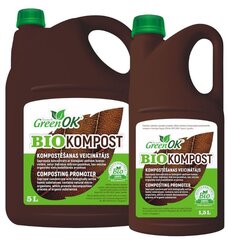 Kompostavimo priemonė BIO KOMPOST, 1,5L kaina ir informacija | GreenOk Trąšos | pigu.lt