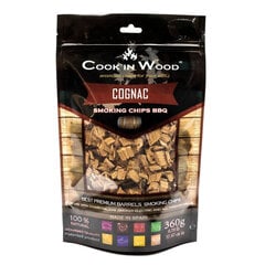 Чипсы для копчения Коньяк, Cook In Wood, Cognac BBQ chips, 360г цена и информация | Коптильни, аксессуары | pigu.lt