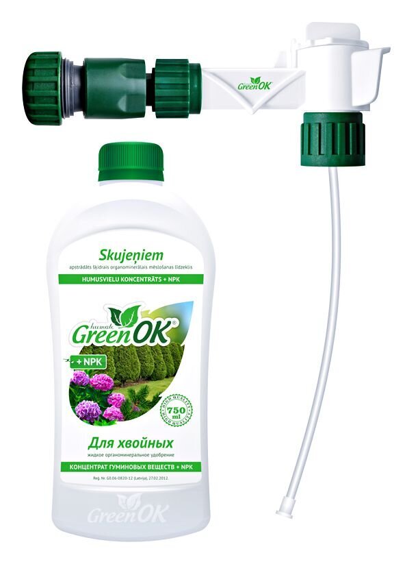 Daržovėms humino koncentratas + NPK 750ml, GreenOK цена и информация | Skystos trąšos | pigu.lt