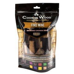 Блоки для копчения Вино Fino, Cook In Wood, Fino Wine BBQ chunks, 500г цена и информация | Коптильни, аксессуары | pigu.lt