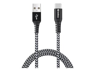 SANDBERG Survivor USB-C- USB-A Cable 1M цена и информация | Кабели для телефонов | pigu.lt