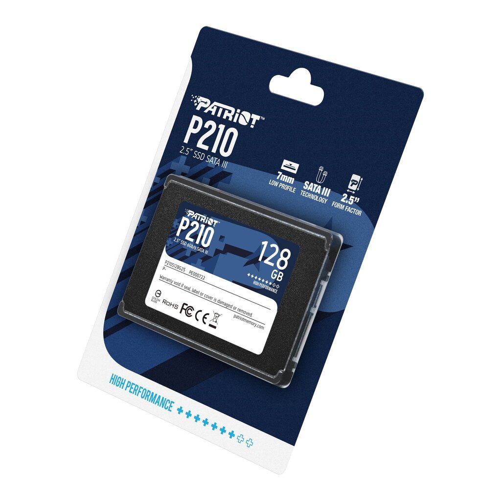 Patriot P210S128G25 kaina ir informacija | Vidiniai kietieji diskai (HDD, SSD, Hybrid) | pigu.lt