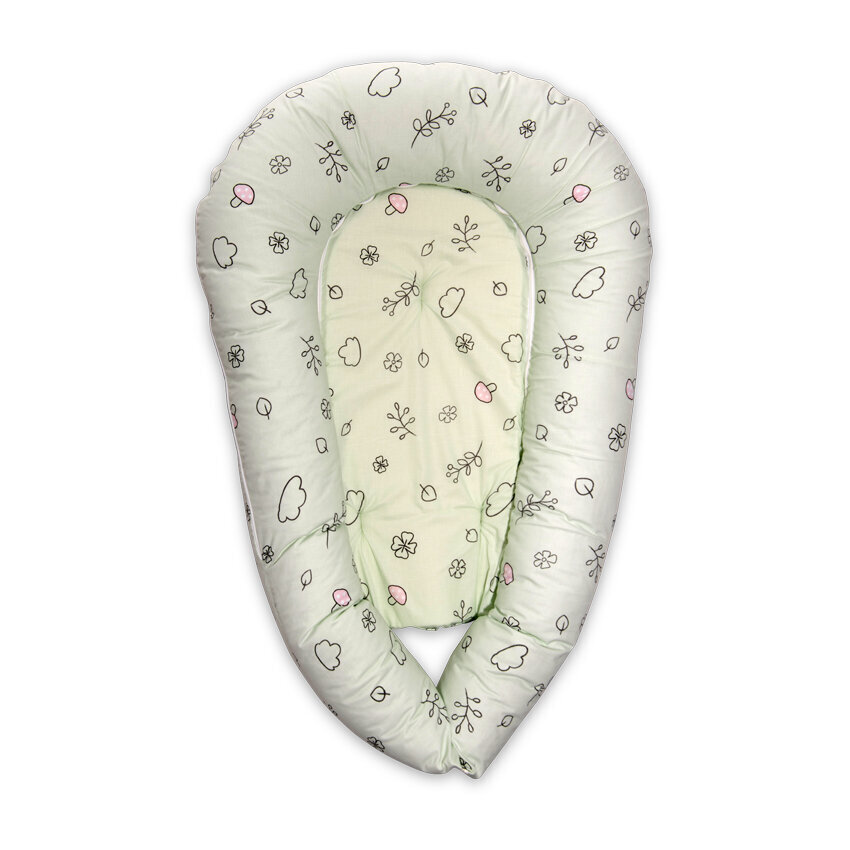 Daugiafunkcis kūdikio lizdelis Lorelli Nest 3in1, žalias kaina ir informacija | Vokeliai, miegmaišiai, pagalvės | pigu.lt