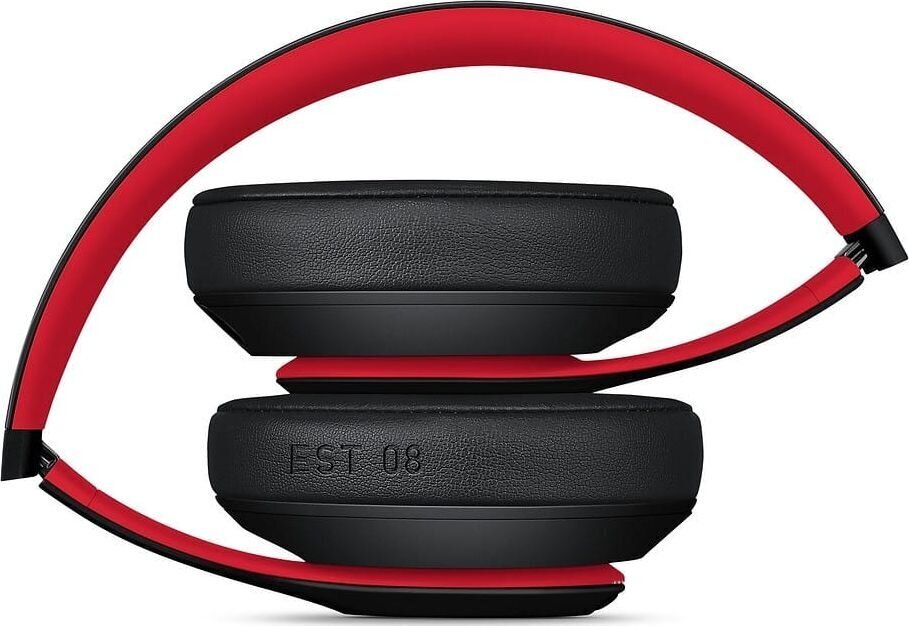 Beats Studio3 Defiant Black-Red MX422ZM/A kaina ir informacija | Ausinės | pigu.lt