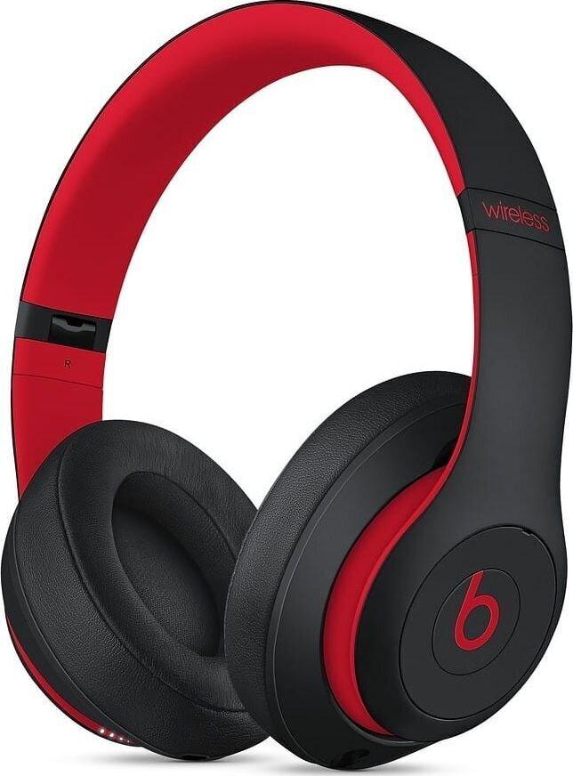 Beats Studio3 Defiant Black-Red MX422ZM/A kaina ir informacija | Ausinės | pigu.lt