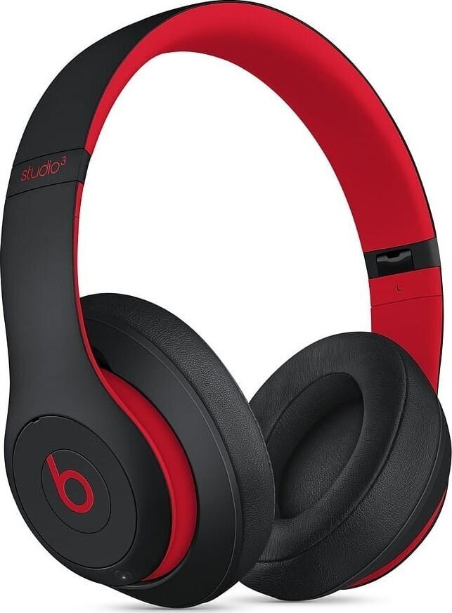 Beats Studio3 Defiant Black-Red MX422ZM/A kaina ir informacija | Ausinės | pigu.lt