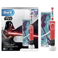 Oral-B Vitality Kids Star Wars (D100.413.2KX) + дорожный футляр цена и информация | Электрические зубные щетки | pigu.lt