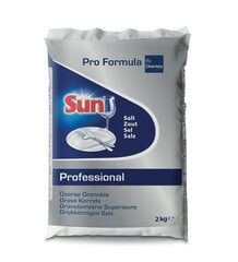 Соль для посудомоечных машин SUN PROFESSIONAL, 2 кг цена и информация | Средства для мытья посуды | pigu.lt