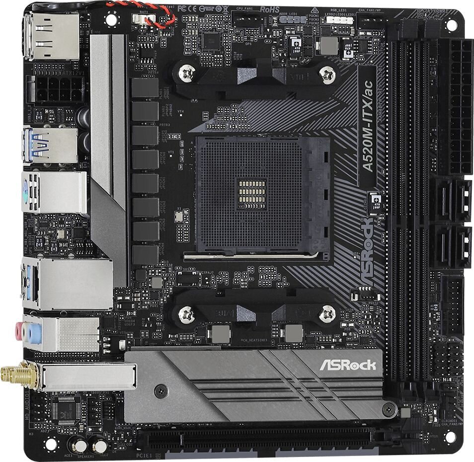 Kompiuterių priedas ASRock 90-MXBDG0-A0UAYZ цена и информация | Pagrindinės plokštės | pigu.lt