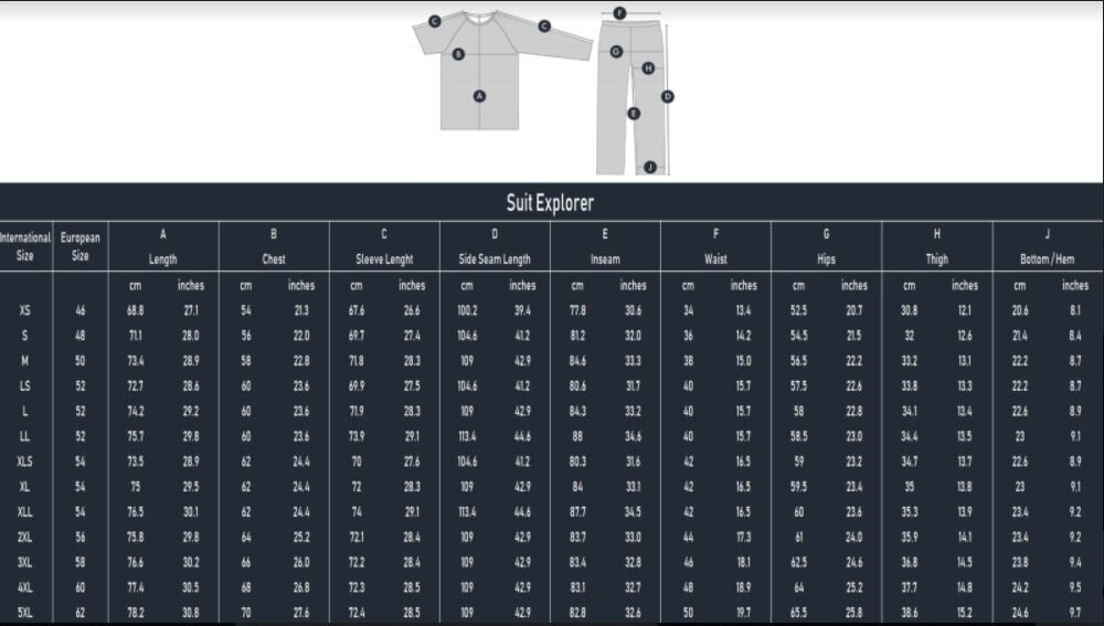 Kostiumas FHM Explorer kaina ir informacija | Sportinė apranga vyrams | pigu.lt