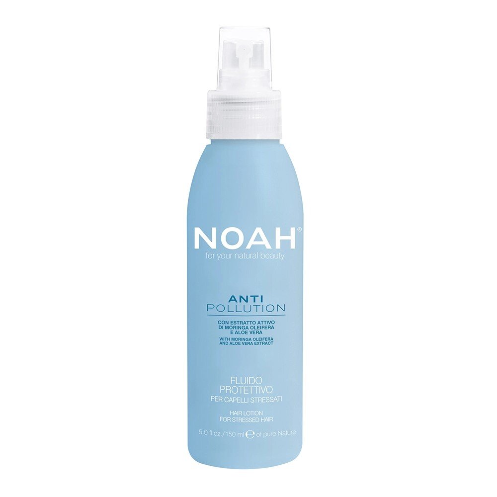 Drėkinamasis plaukų purškiklis Anti Pollution Hair Lotion For Stressed Hair Noah, 150ml kaina ir informacija | Priemonės plaukų stiprinimui | pigu.lt