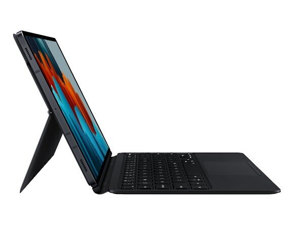 Samsung Galaxy Tab S7 Book Cover Keyboard, 11" kaina ir informacija | Planšečių, el. skaityklių dėklai | pigu.lt