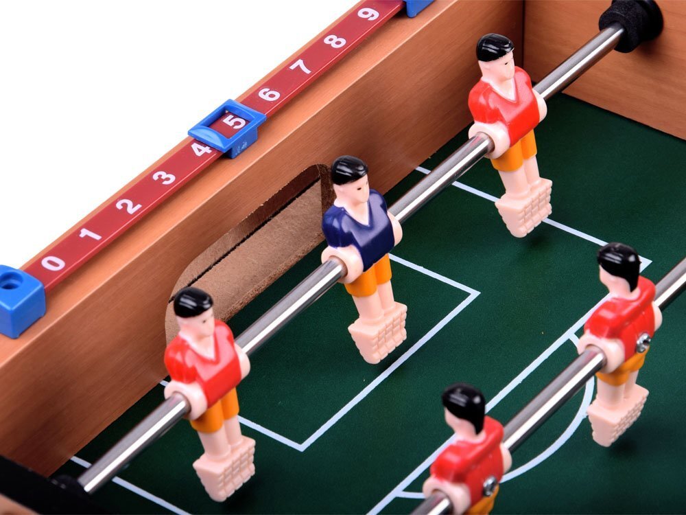 Medinis stalo futbolo žaidimas kaina ir informacija | Stalo žaidimai, galvosūkiai | pigu.lt