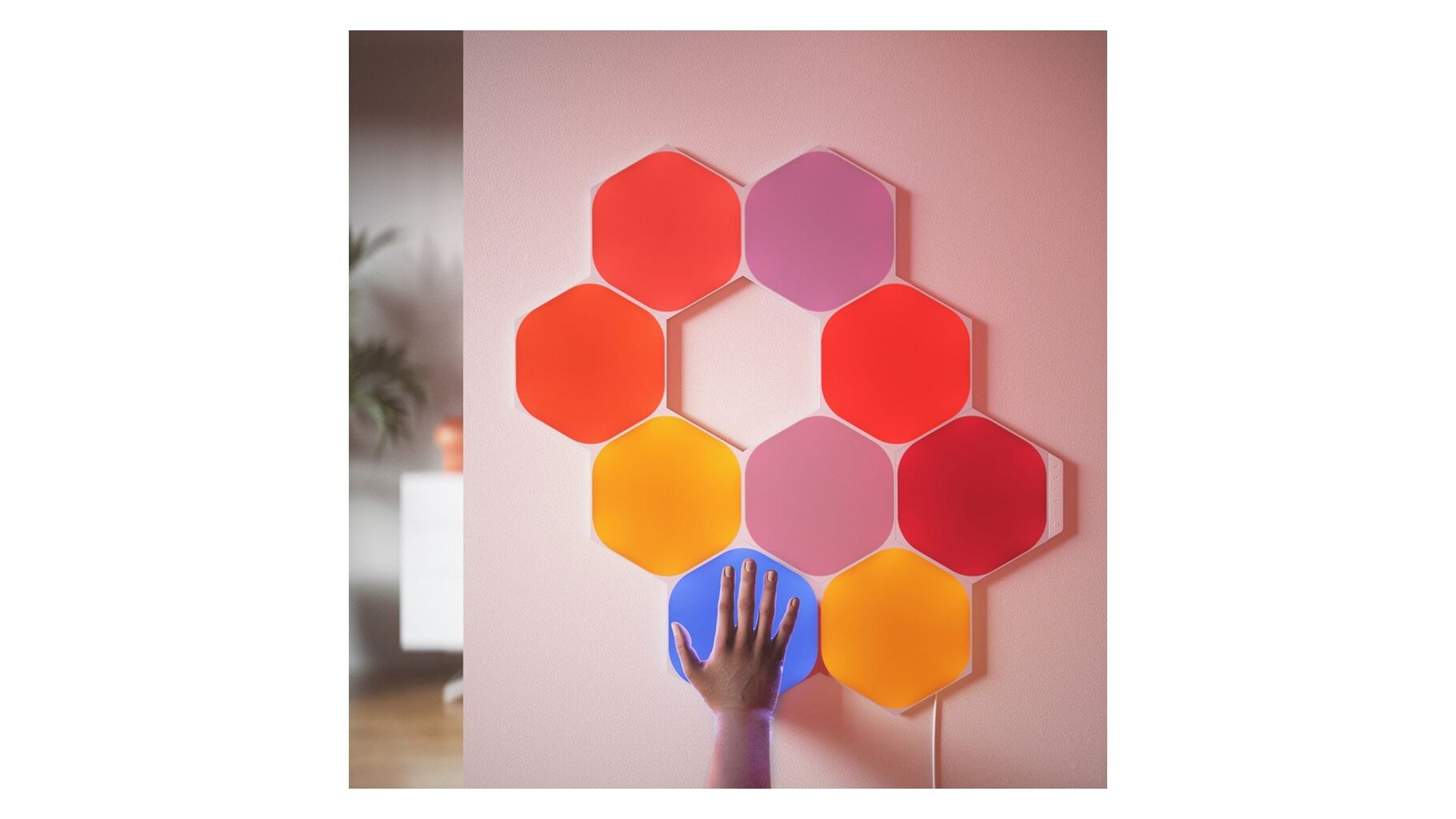 Nanoleaf šviestuvas NL42-5002HX-5PK kaina ir informacija | Sieniniai šviestuvai | pigu.lt