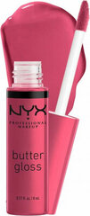 NYX Lingerie Lip Gloss Strawberry Cheesecake 3,4 мл цена и информация | Помады, бальзамы, блеск для губ | pigu.lt