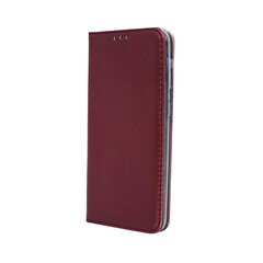 Smart Magnetic case for Huawei P20 Lite burgundy цена и информация | Чехлы для телефонов | pigu.lt