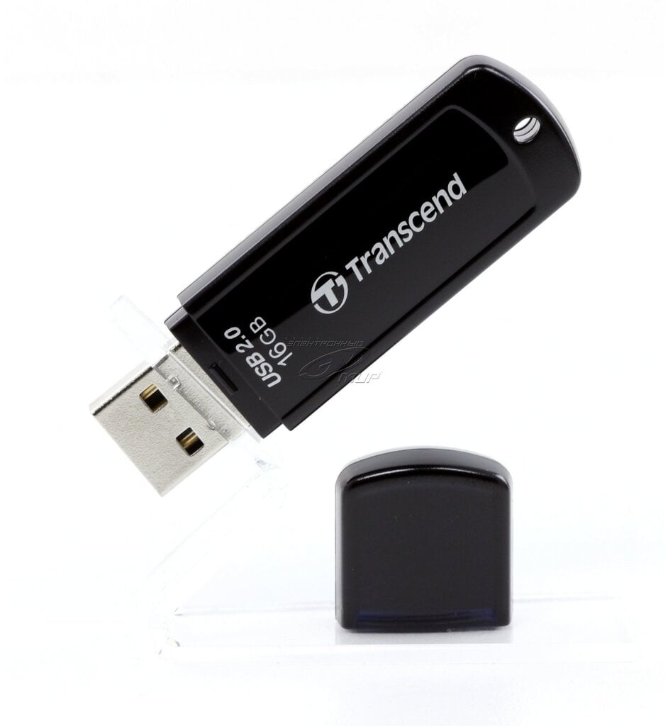 Atmintukas Transcend Classic JF350 16GB, Juodas kaina ir informacija | USB laikmenos | pigu.lt