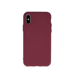 Silicon case for Samsung A40 burgundy цена и информация | Чехлы для телефонов | pigu.lt