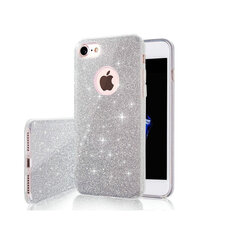 OEM Glitter 3in1 Case skirtas iPhone 11, sidabrinis kaina ir informacija | Telefono dėklai | pigu.lt