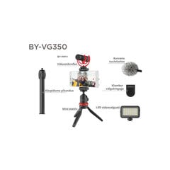 Boya vlogging kit Advanced BY-VG350 цена и информация | Держатели для телефонов | pigu.lt