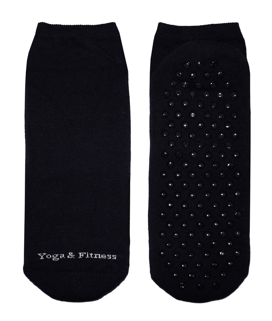 Neslystančios moteriškos kojinės, skirtos jogai ir fitnesui Weri Spezials, juodos kaina ir informacija | Moteriškos kojinės | pigu.lt