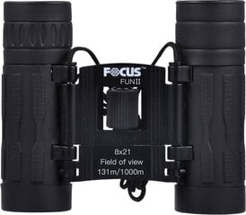Focus Fun II 8x21, черный цена и информация | Бинокль | pigu.lt