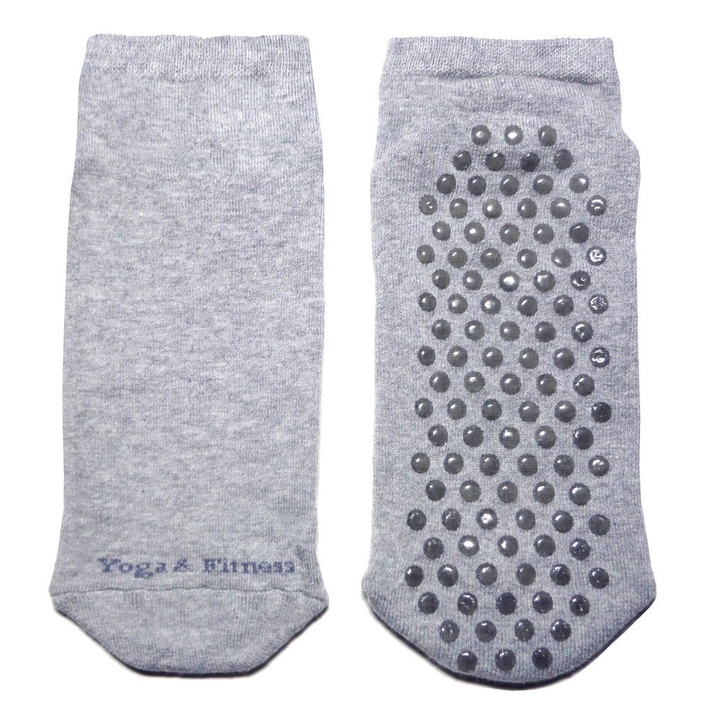 Neslystančios moteriškos kojinės, skirtos jogai ir fitnesui Weri Spezials, pilkos kaina ir informacija | Moteriškos kojinės | pigu.lt