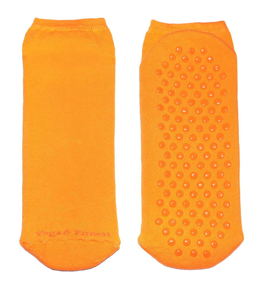 Neslidžios vyriškos kojinės, skirtos jogai ir mankštai Weri Spezials, orandžinės kaina ir informacija | Vyriškos kojinės | pigu.lt