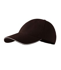 Sandwich 6P Cap Unisex coffee цена и информация | Мужские шарфы, шапки, перчатки | pigu.lt