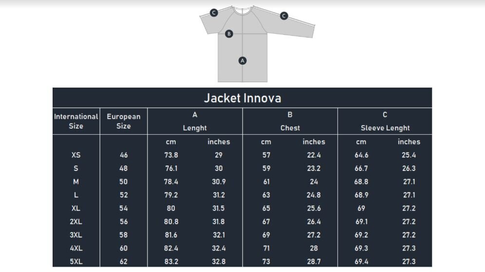 Striukė Innova FHM Oranžine цена и информация | Vyriškos striukės | pigu.lt