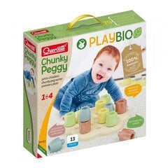 Мозаика Quercetti Play Bio Chunky Peggy 84162, 13 д. цена и информация | Развивающие игрушки | pigu.lt