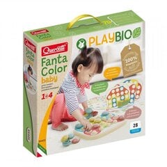 Мозаика Quercetti FantaColor Baby Play Bio 84405, 28 д. цена и информация | Развивающие игрушки | pigu.lt