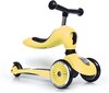 Paspirtukas - triratukas Scoot & Ride 2in1, geltonas kaina ir informacija | Paspirtukai | pigu.lt