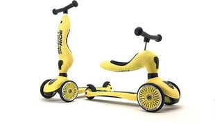 Paspirtukas - triratukas Scoot & Ride 2in1, geltonas kaina ir informacija | Paspirtukai | pigu.lt