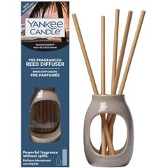 Kvapų difuzorius su užpildu Yankee Candle Pre-fragranced Reed Diffuser Black Coconut, 1 vnt kaina ir informacija | Namų kvapai | pigu.lt