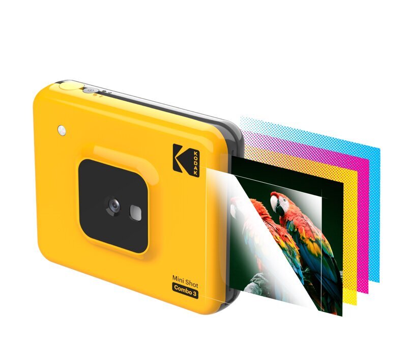 Kodak Mini shot Combo 2, Yellow kaina ir informacija | Momentiniai fotoaparatai | pigu.lt