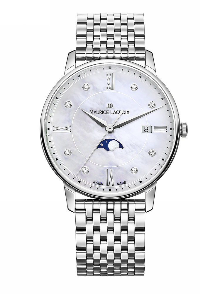 Moteriškas laikrodis Maurice Lacroix Eliros Moonphase Ladies EL1096-SS002-170-1 kaina ir informacija | Moteriški laikrodžiai | pigu.lt