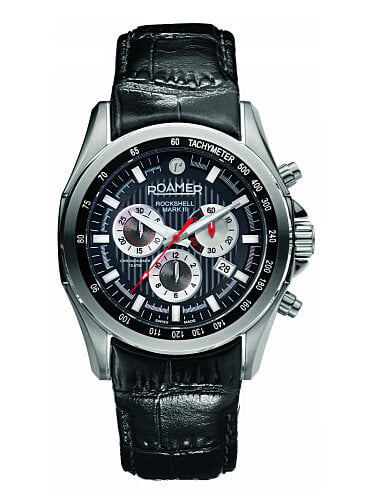 Vyriškas laikrodis Roamer Rockshell Mark III Chrono, 220837 41 55 02 kaina ir informacija | Vyriški laikrodžiai | pigu.lt