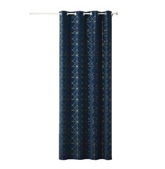 Room99 GLAMMY Curtain 140x250 Dark blue цена и информация | Шторы, занавески | pigu.lt