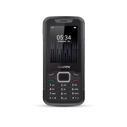 Allview M10 Jump, 64 MB, 128 MB, Dual Sim, black kaina ir informacija | Mobilieji telefonai | pigu.lt