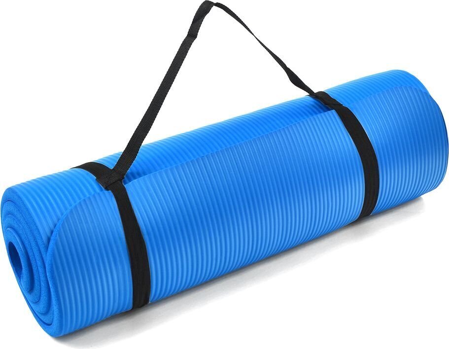 Kilimėlis mankštai Profit Fitness Pro NBR 180x60x1,5 cm, mėlynas kaina ir informacija | Kilimėliai sportui | pigu.lt