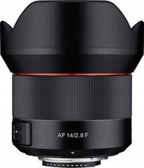 Samyang AF 14mm f/2.8 Nikon F kaina ir informacija | Objektyvai | pigu.lt