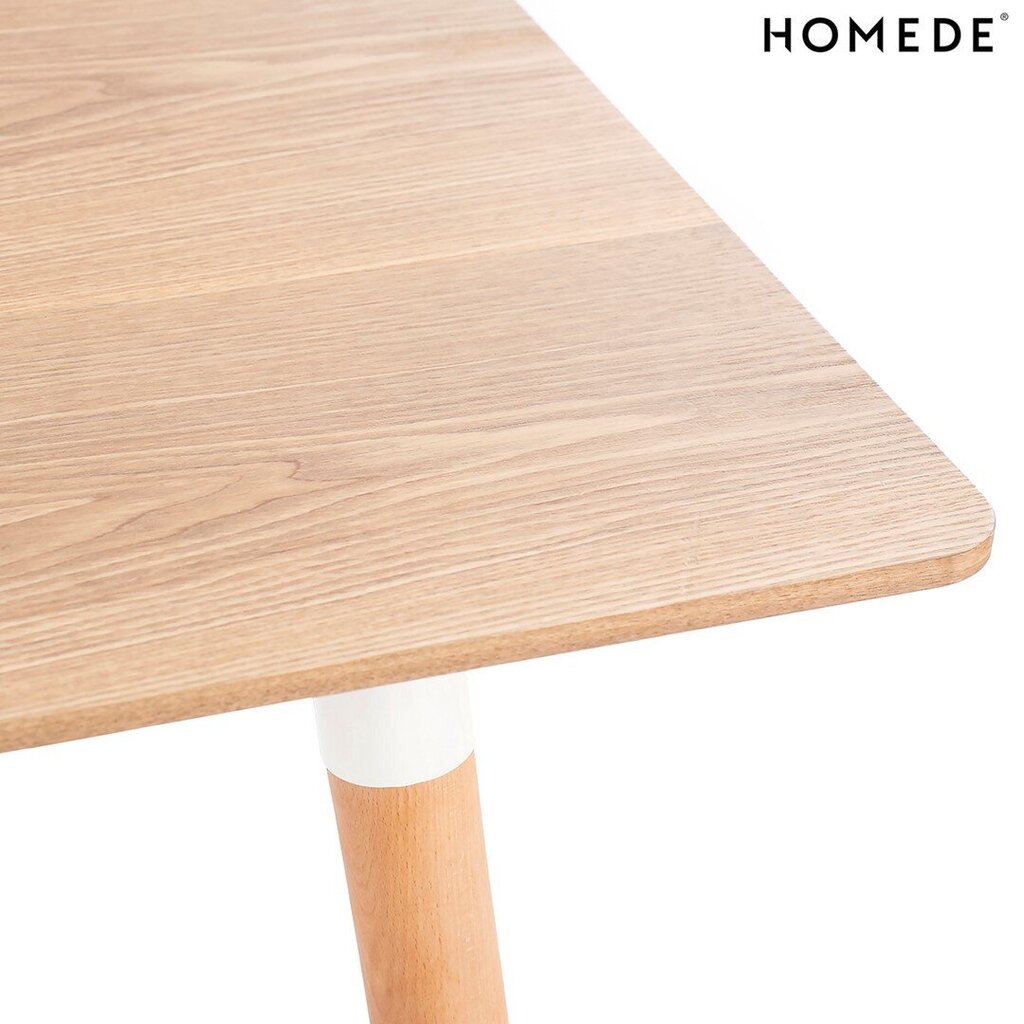 Stalas Homede Kos 120x60 cm, rudas цена и информация | Virtuvės ir valgomojo stalai, staliukai | pigu.lt