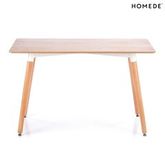Stalas Homede Kos 120x60 cm, rudas kaina ir informacija | Virtuvės ir valgomojo stalai, staliukai | pigu.lt