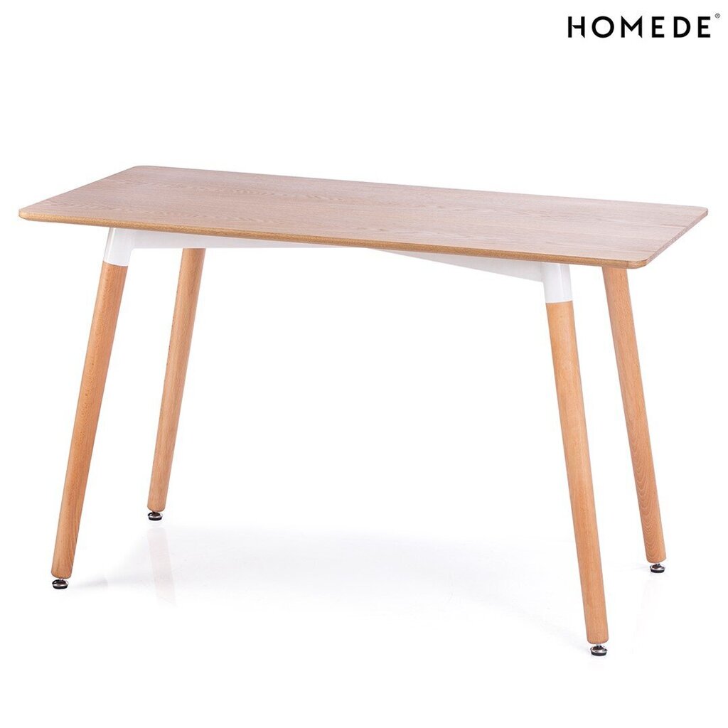 Stalas Homede Kos 120x60 cm, rudas цена и информация | Virtuvės ir valgomojo stalai, staliukai | pigu.lt