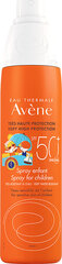 Защитный спрей от солнца для детей Avene Spf50+ (200 мл) цена и информация | Кремы от загара | pigu.lt
