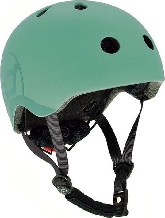 Vaikiškas dviratininko šalmas ScootAndRide Forest, dydis S-M, žalias kaina ir informacija | Šalmai | pigu.lt