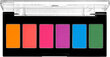 Akių šešėlių palete NYX Eye Shadow Palette Ultimate Edit, 1,2 g x 6 цена и информация | Akių šešėliai, pieštukai, blakstienų tušai, serumai | pigu.lt
